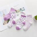 5 Paare/Los 0 bis 7 Jahre Frühlings-Sommer-dünne Netzsocken für Mädchen-Jungen-nette Tierkinder dünne Socken-Baby-neugeborene kurze Socken