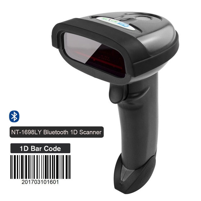 NETUM NT-1698W Handheld Wireless Barcode Scanner UND NT-1228BL Bluetooth 1D/2D QR Barcode Reader PDF417 für IOS Android IPAD