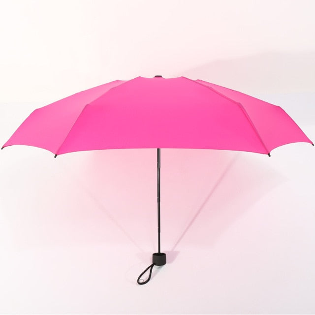 Mini paraguas de bolsillo para mujer, paraguas pequeño UV de 180g, paraguas impermeable para lluvia para mujer, parasol para el sol para hombre, práctico parasol de viaje para niña, Parapluie chico