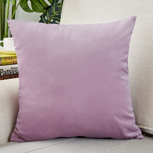 Cushion Cover Velvet Decoration Pillows For Sofa Living Room Car Housse De Coussin 45*45 Decorative Pillows Nordic Home Decor