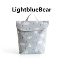 Bolsas de pañales para bebés, bolsa de maternidad, impermeable, mochila de pañales de tela húmeda, funda de pañales reutilizable, bolsa seca y húmeda para el cuidado del bebé de mamá