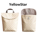 Bolsas de pañales para bebés, bolsa de maternidad, impermeable, mochila de pañales de tela húmeda, funda de pañales reutilizable, bolsa seca y húmeda para el cuidado del bebé de mamá