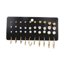 FNIO Damenohrringe Set Perlenohrringe Für Frauen Bohemian Modeschmuck 2020 Geometrische Kristall Herz Ohrstecker