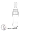 90 ML Safe Neugeborene Baby Babyflasche Kleinkind Silikon Squeeze Fütterung Löffel Milchflasche Baby Training Feeder Nahrungsergänzungsmittel