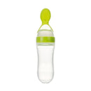 90 ML Safe Neugeborene Baby Babyflasche Kleinkind Silikon Squeeze Fütterung Löffel Milchflasche Baby Training Feeder Nahrungsergänzungsmittel