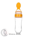 90 ML Safe Neugeborene Baby Babyflasche Kleinkind Silikon Squeeze Fütterung Löffel Milchflasche Baby Training Feeder Nahrungsergänzungsmittel