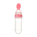 90 ML Safe Neugeborene Baby Babyflasche Kleinkind Silikon Squeeze Fütterung Löffel Milchflasche Baby Training Feeder Nahrungsergänzungsmittel