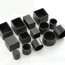 4 quadratische Stuhlbeinkappen aus Silikon, rutschfest, Tischfuß, Staubschutz, Socken, Bodenschutzpolster, Rohrstopfen, Möbelnivellierfüße