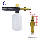 Auto-Schaumwäsche Schneeschaumlanze Schaumdüse Schaumkanone Schaumgenerator für Daewoo Hammer Kärcher Huter Makita Hochdruckreiniger