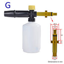 Auto-Schaumwäsche Schneeschaumlanze Schaumdüse Schaumkanone Schaumgenerator für Daewoo Hammer Kärcher Huter Makita Hochdruckreiniger