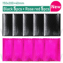 Gold/Roségold/Lasersilber/Dunkelrot/Lila/Roserot Aluminiumfolie Bubble Mailer CD/Wimpern Verpackung Gepolsterte Versandumschläge