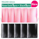 Gold/Roségold/Lasersilber/Dunkelrot/Lila/Roserot Aluminiumfolie Bubble Mailer CD/Wimpern Verpackung Gepolsterte Versandumschläge