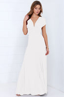 Sexy Frauen Multiway Wrap Convertible Boho Maxi Club Rotes Kleid Bandage Langes Kleid Party Brautjungfern Infinity Robe Longue Femme