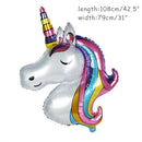 WEIGAO Einhorn Dekoration Geburtstagsfeier Dekor Kinder Einhorn Einweggeschirr Set Baby Shower Girl Birthday Party Supplies