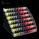 Acryl Nagellack Display Organizer 2-3-4-5-6-7 Schicht Maniküre Kosmetik Schmuck Ständer Halter Klare Acryl Make-up Box