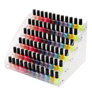 Acryl Nagellack Display Organizer 2-3-4-5-6-7 Schicht Maniküre Kosmetik Schmuck Ständer Halter Klare Acryl Make-up Box