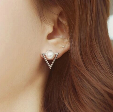 Heiße modische nette nickelfreie Ohrringe Art- und Weiseschmucksache-Ohrring-Quadrat-Bolzen-Ohrringe für Frauen Brincos Erklärungs-Ohrringe
