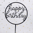 Feliz cumpleaños amor bandera pastel Topper acrílico letra oro plata pastel superior bandera decoración para fiesta de cumpleaños suministros de boda