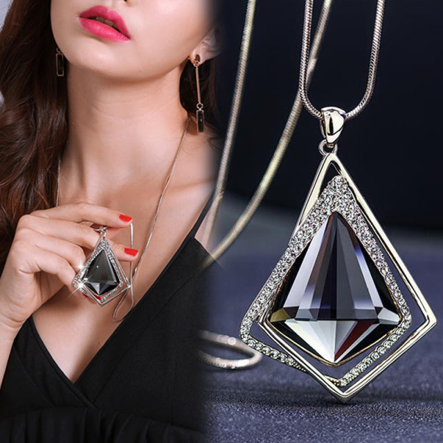 Long Necklaces &amp; Pendants for Women Maxi Collier Femme Geometric Chain Fashion Necklace Statement Colar Accessories Jewelry 2022