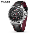 MEGIR Herrenuhren Top-Marke Luxus Quarzuhr Männer Mode Leuchtende Armee Wasserdichte Herren Armbanduhr Relogio Masculino 1010G
