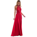 Sexy Frauen Multiway Wrap Convertible Boho Maxi Club Rotes Kleid Bandage Langes Kleid Party Brautjungfern Infinity Robe Longue Femme