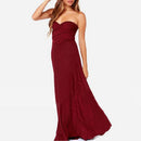 Sexy Frauen Multiway Wrap Convertible Boho Maxi Club Rotes Kleid Bandage Langes Kleid Party Brautjungfern Infinity Robe Longue Femme