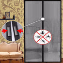 1 Juego de cortinas antimosquitos de verano para insectos y moscas, cortinas de red con cierre automático para puerta, cortinas de cocina, cortinas de fibra de poliéster