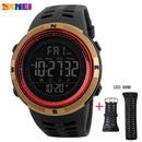 SKMEI Fashion Outdoor Sportuhr Herren Multifunktionsuhren Wecker Chrono 5Bar Wasserdichte Digitaluhr reloj hombre 1251