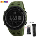 SKMEI Fashion Outdoor Sportuhr Herren Multifunktionsuhren Wecker Chrono 5Bar Wasserdichte Digitaluhr reloj hombre 1251
