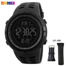 SKMEI Fashion Outdoor Sportuhr Herren Multifunktionsuhren Wecker Chrono 5Bar Wasserdichte Digitaluhr reloj hombre 1251