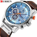 Top-Marke Luxus Chronograph Quarzuhr Herren Sportuhren Militärarmee Herren Armbanduhr Uhr CURREN relogio masculino