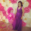 FADISTEE Vestido De Festa Sweet pink encaje con cuello en V Vestido De noche largo novia fiesta Sexy espalda descubierta perlas perlas vestidos De graduación con cordones