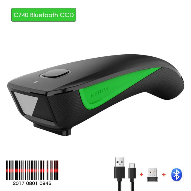 NETUM C750 Bluetooth inalámbrico 2D escáner de código de barras bolsillo QR lector de código de barras PDF417 para la industria de pagos móviles de prendas de tabaco