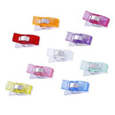 LMDZ 20/50 Stück Nähklammern, mehrfarbige Kunststoffklammern, Stoffklammern, Patchwork, Bastelklammern, Kleidungsklammern, Halter, Quiltklammer