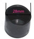 4 x PVC-Stuhlbeinkappen, runde, rutschfeste Tischfuß-Staubschutzsocken, Bodenschutzpolster, Rohrstopfen, Möbelnivellierfüße