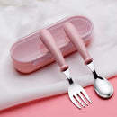 Baby Gadgets Geschirr Set Kinder Utensil Edelstahl Kleinkind Geschirr Besteck Cartoon Säuglingsnahrung Fütterung Löffel Gabel