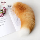 Trennbarer Anal Plug Echter Fuchsschwanz Cosplay Butt Plug Anal Sex Schwanz Erwachsene Produkte Anal Sexspielzeug für Frau Paare Männer Sexy Shop