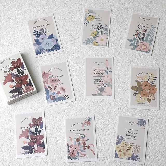 28 Blatt/Set Neuheit Daily Life Plant Series Lomo Karte/Grußkarte/Wunschkarte/Weihnachts- und Neujahrsgeschenke