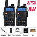 Leistungsstarker Baofeng UV-5R 8W Walkie Talkie VHF UHF Transceiver UV 5R Amateur Ham CB Radio Station 8Watts 10km Jagdsender