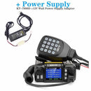neueste Version Mini-Mobilfunkgerät QYT KT-7900D 25W Quad Band 144/220/350/440MHz KT7900D UV-Transceiver oder mit Netzteil