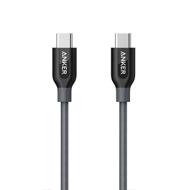 Anker Powerline+ C auf C 2.0 Kabel Hohe Haltbarkeit, für USB Type-C Geräte,MacBook,Matebook,iPad Pro 2018,Galaxy,Pixel,Nexus,usw