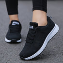 Frauen Casual Schuhe Mode Atmungsaktive Walking Mesh Flache Schuhe Turnschuhe Frauen 2020 Gym Vulkanisierte Schuhe Weiß Weibliche Schuhe