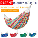 Russianon Lager zum Verkauf Einzel/Doppel 200x150cm Gartenschaukel Outdoor Camping Hängematte Hängesessel Bett tragbar