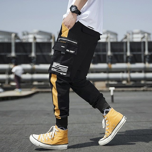 Streetwear Herren Multi Taschen Cargo Haremshose Hip Hop Casual Male Track Pants Joggers Hose Fashion Harajuku Men Pants