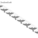 Chzimade 100 x 3 cm Blume Wärmeübertragung Reflexband Stciker Vinylfolie DIY Eisen auf Stoff Bekleidungszubehör