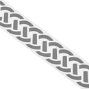 Chzimade 100 x 3 cm Blume Wärmeübertragung Reflexband Stciker Vinylfolie DIY Eisen auf Stoff Bekleidungszubehör