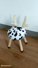 JOYLOVE Nordic Creative Ins Massivholzhocker für Kinder, Kindergartentisch und Stuhl, Hocker, Babystuhl, Schultisch und Stuhl