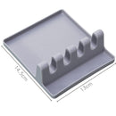 Küchenlöffelhalter, Gabel, Pfannenwender, Regal, Organizer, Kunststoff, Löffelablage, Essstäbchenhalter, rutschfeste Löffel, Unterlage, Küchenutensilien