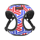 Arnés reflectante de nailon para perros y gatos, chaleco con estampado de Bulldog francés, arnés para perros pequeños y medianos, arnés para gatos para caminar Chihuahua