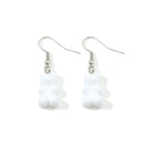 originality statement minimalist dangle earring jelly Polychromatic Bear drop earrings fashion minimalist stud earings for women